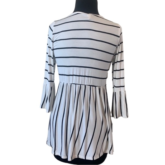 PINKBLUSH Striped Top / Bell Sleeve / Maternity! - Picture 3 of 7